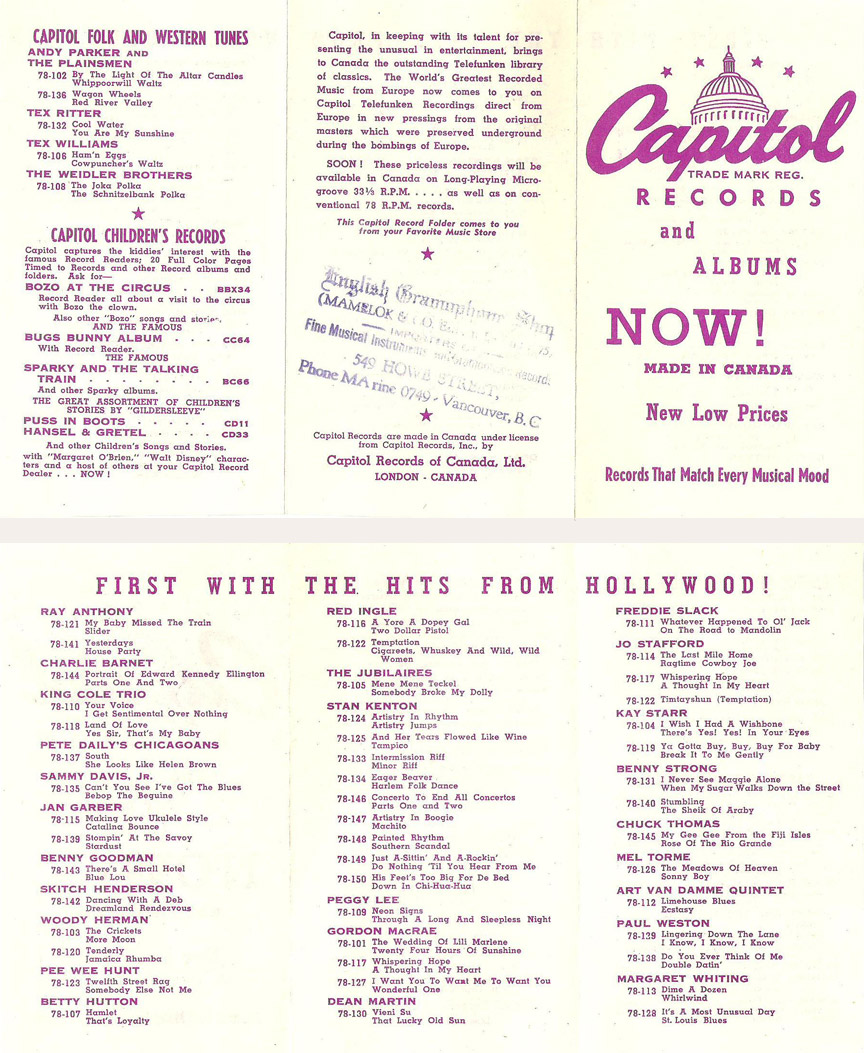 first capitol catalog