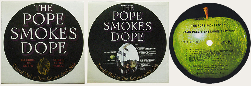 David Pell The Pope Smokes Dope Canadian LP