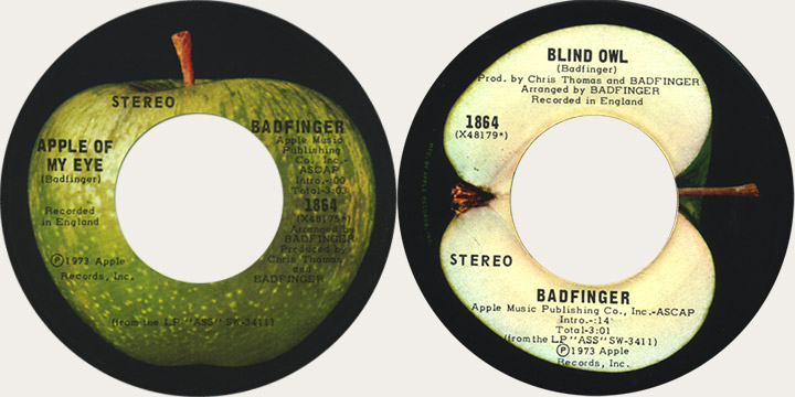 Badfinger Apple Of My Eye Canadian Apple 45