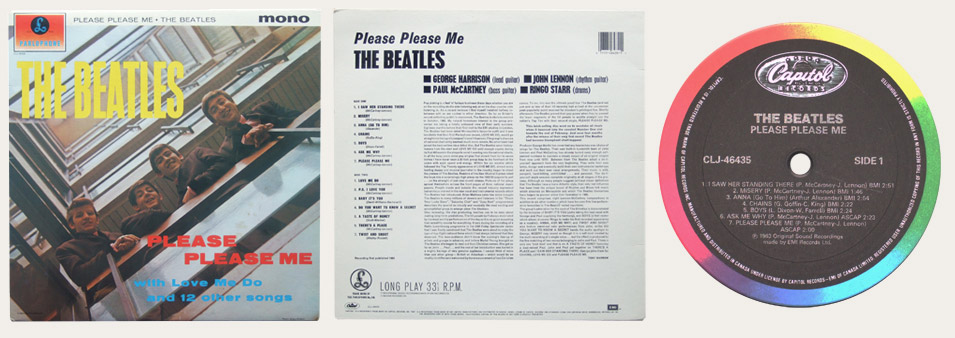  Please Please Me CLJ Canadian LP