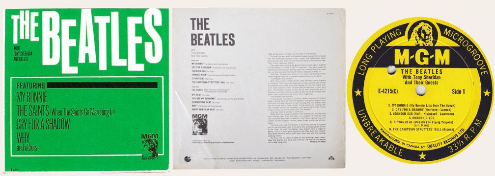 Beatles MGM Canadian LP